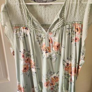 Daniel Rainn XXL Floral Blouse